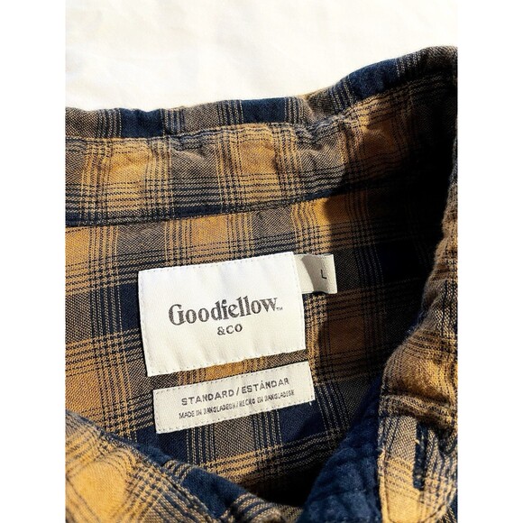 Woodiellow & Co long sleeve Check shirt Boys size Lg - Picture 4 of 4